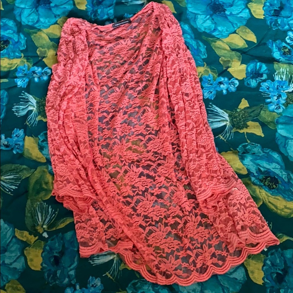 Lace duster